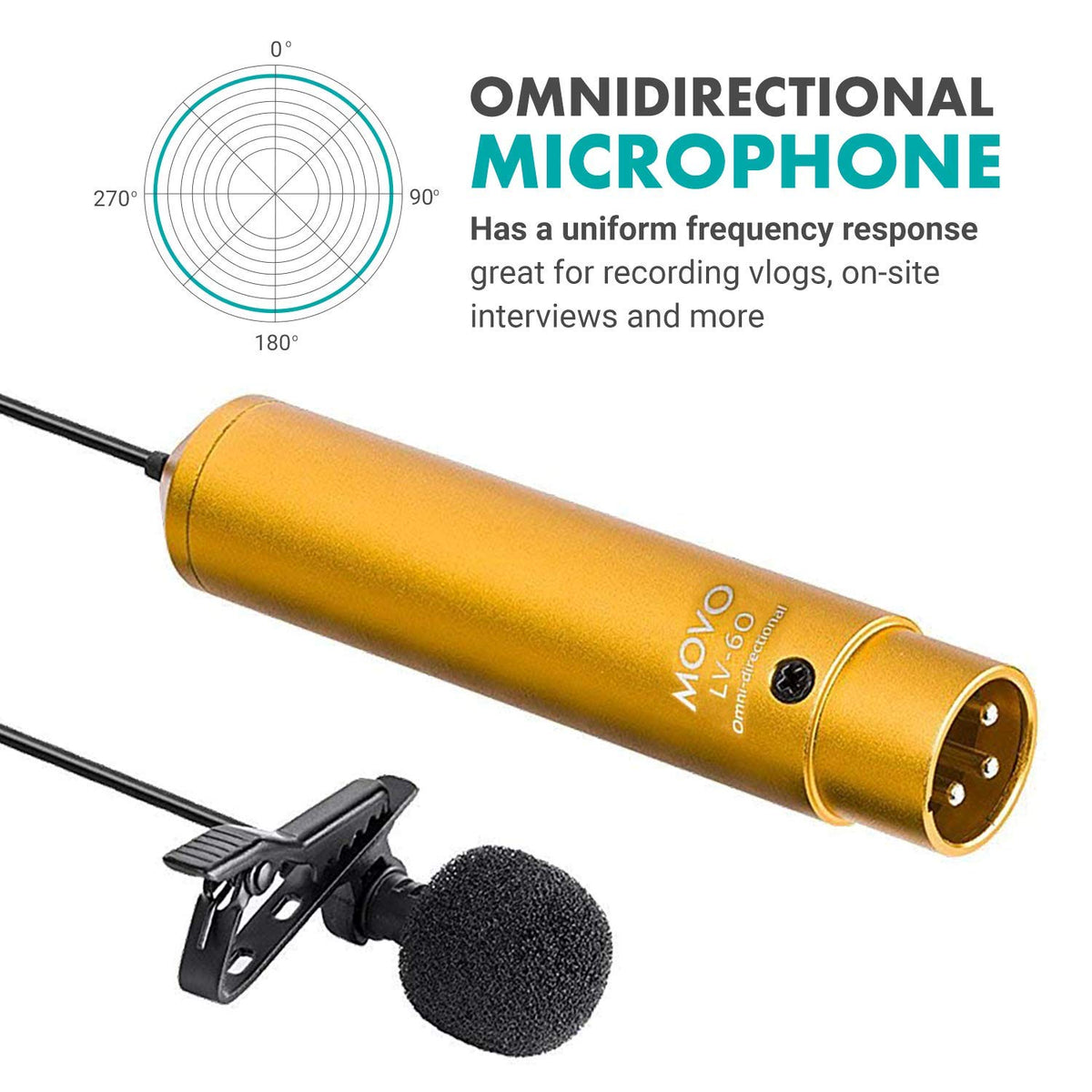 XLR Lavalier Microphone Set K39298