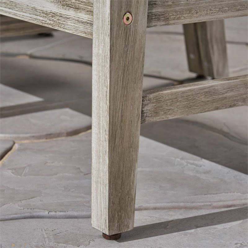 Gray Acacia Wood Club Chair (Set of 4) X354