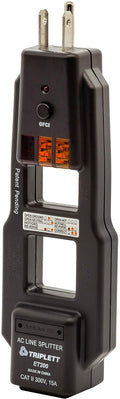 AC Line Splitter and GFCI Outlet Tester with 5 Visual Indicators P113981