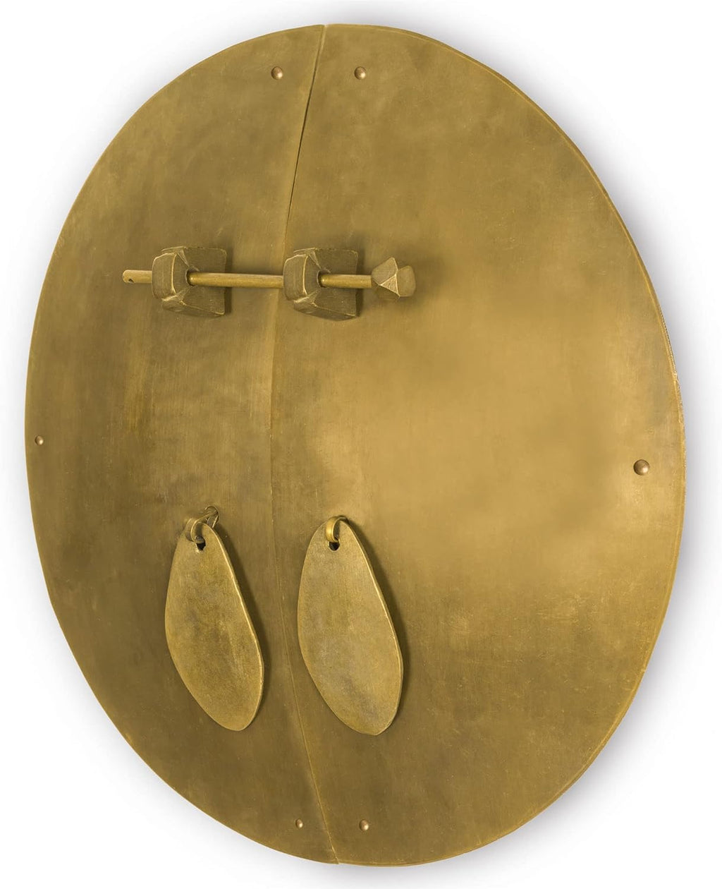 Fat Brass Cabinet Face Plate Backplate Hardware Set Pack of 2 C2238