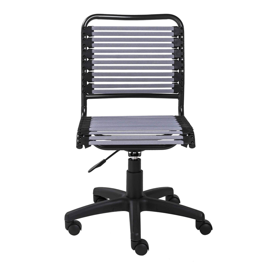 Light Gray Low Back Office Chair with Graphite Black Frame and Base G7442