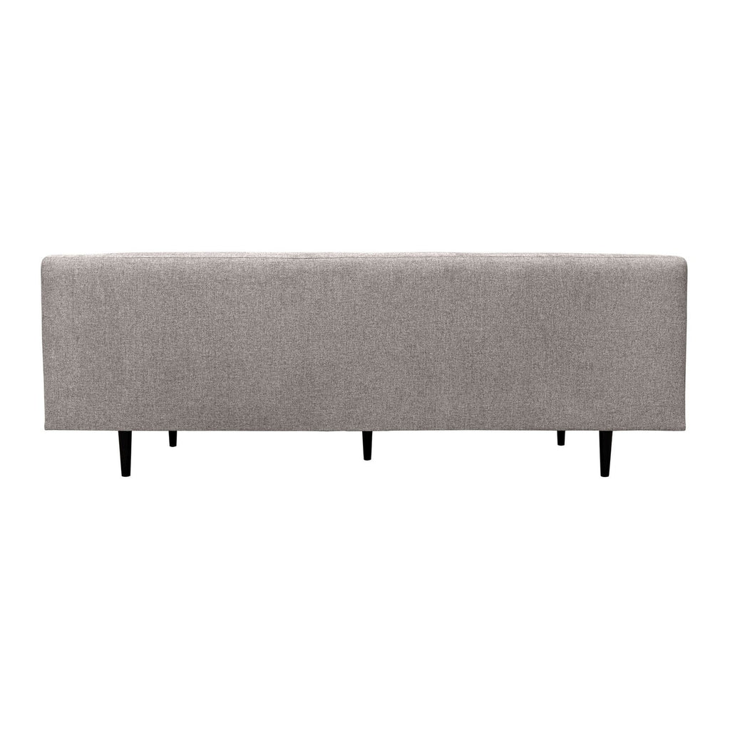 Gray Button Tufted Velvet Sofa L445687