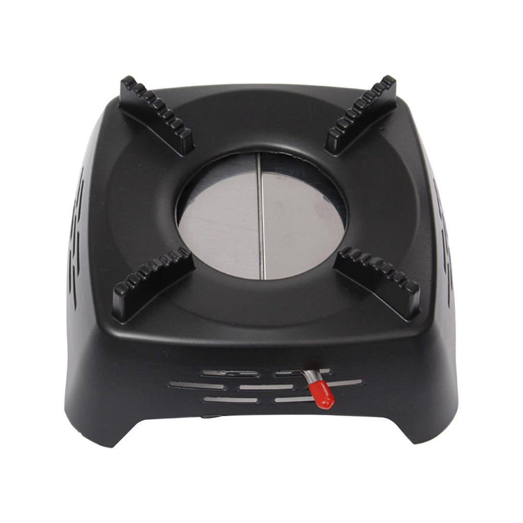 Portable Wood Burning Stove for Outdoor Cooking Black J578561