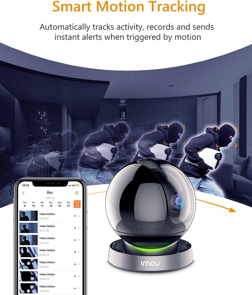 4MP Indoor Pan/Tilt WiFi Camera with Night Vision N900