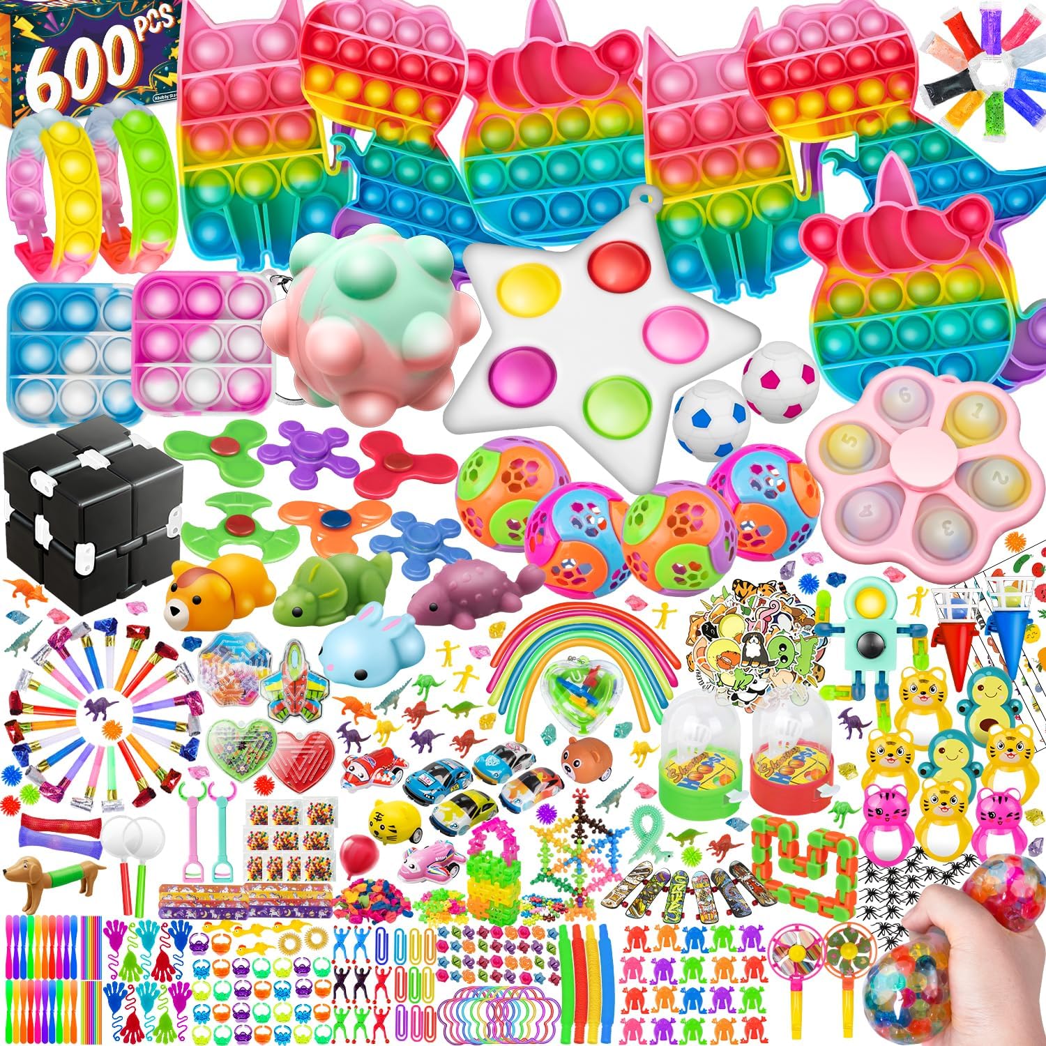 600 Pcs Sensory Fidget Toys Pack H62493