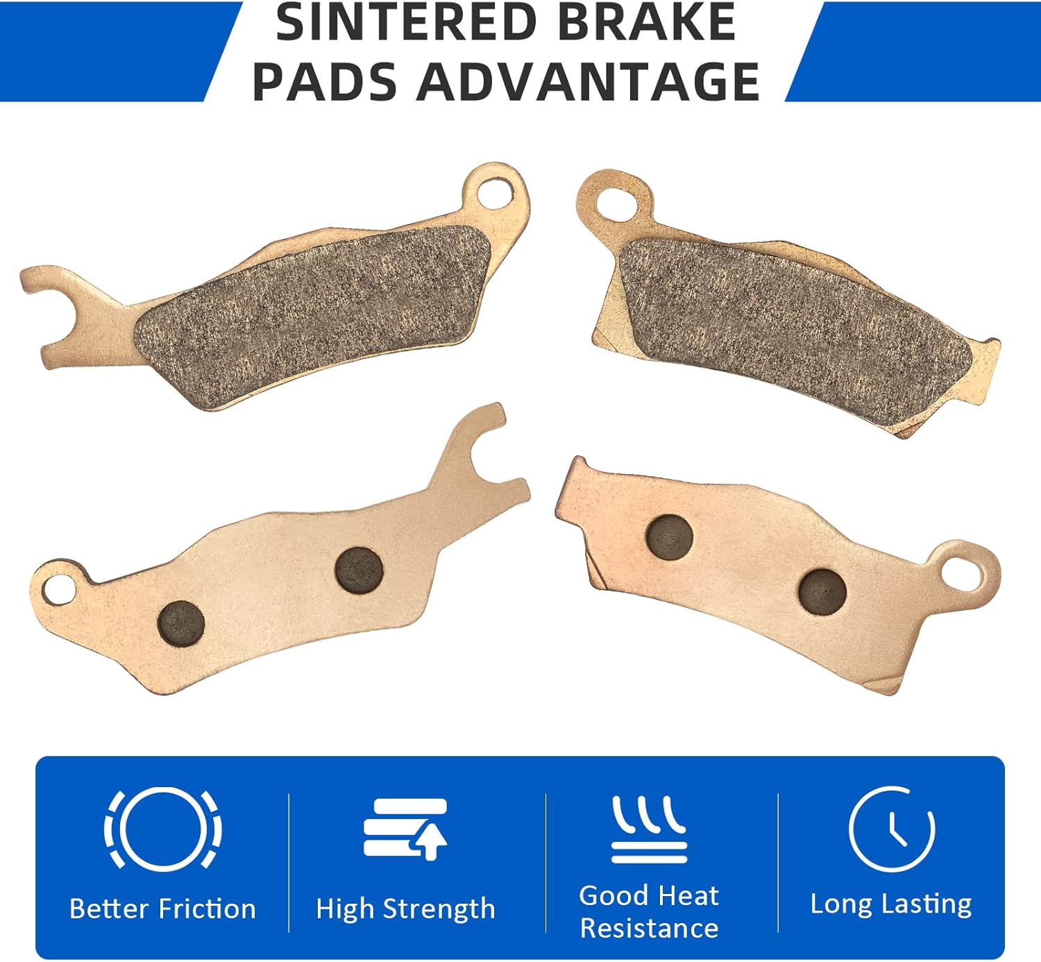 Sintered Brake Pads Pack of 2 A38333