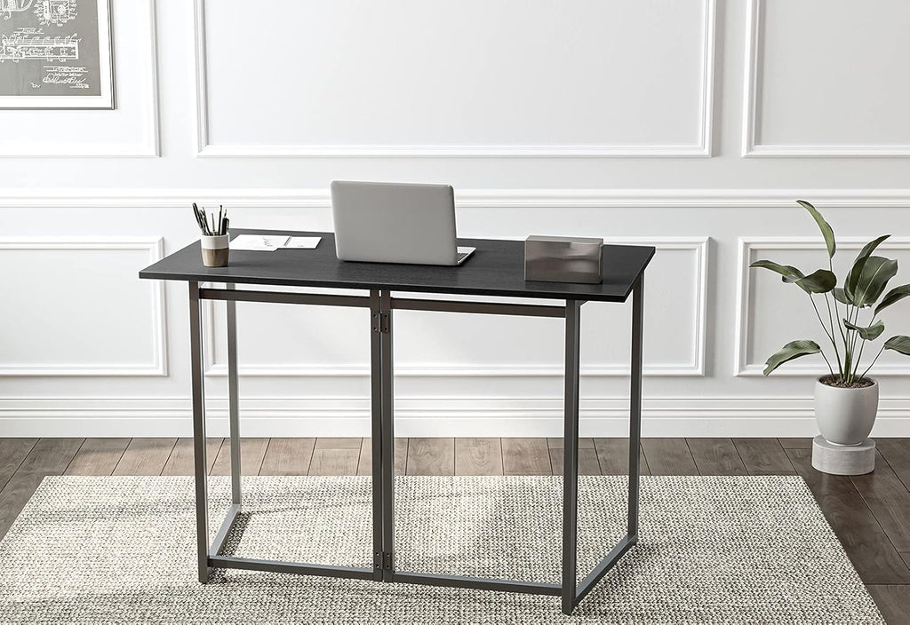 Black Folding Computer Desk Y8113