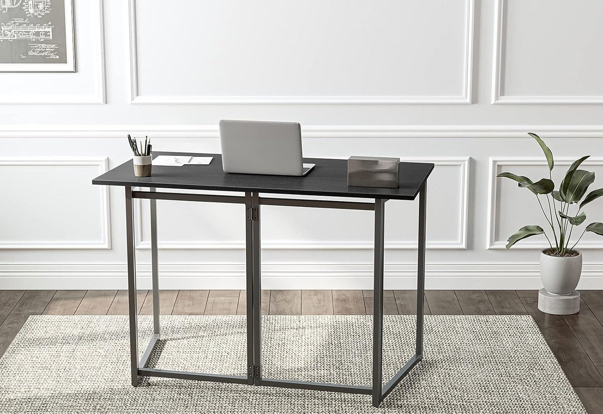 Black Folding Computer Desk Y8113