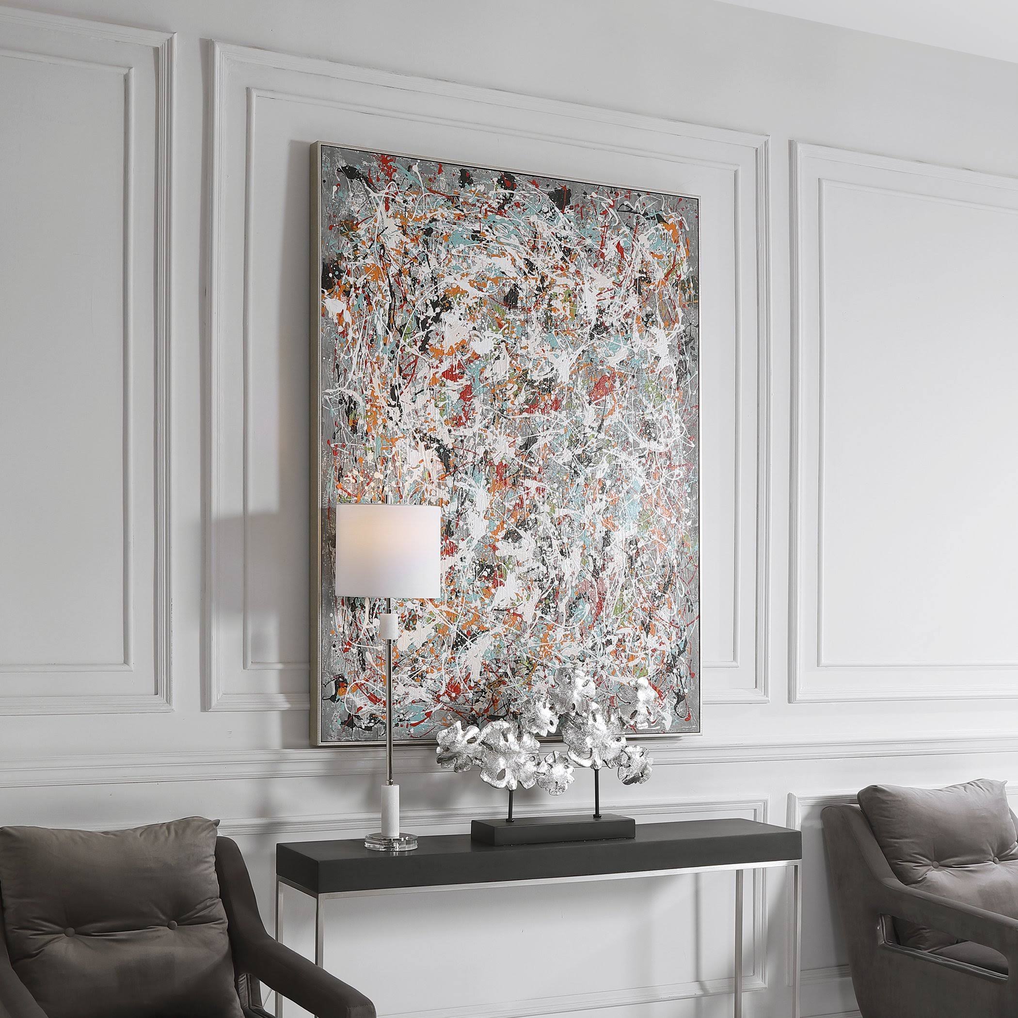 Hand Painted Canvas D543