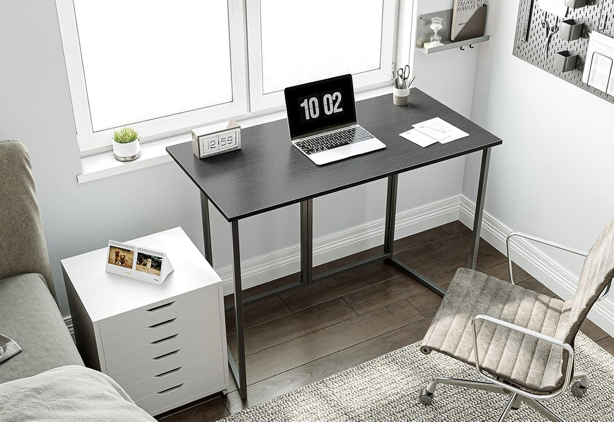 Black Folding Computer Desk Y8113