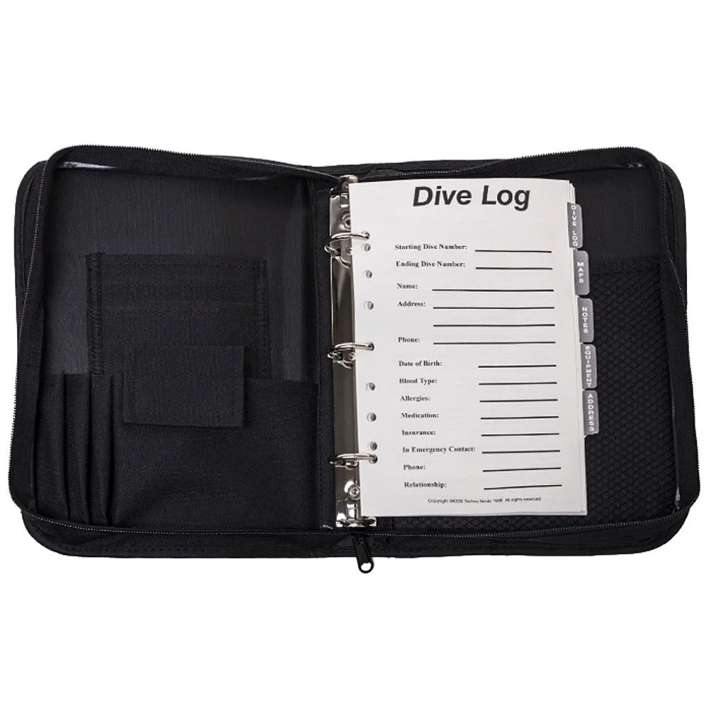 Scuba Diving Flag Log Book Binder Z852
