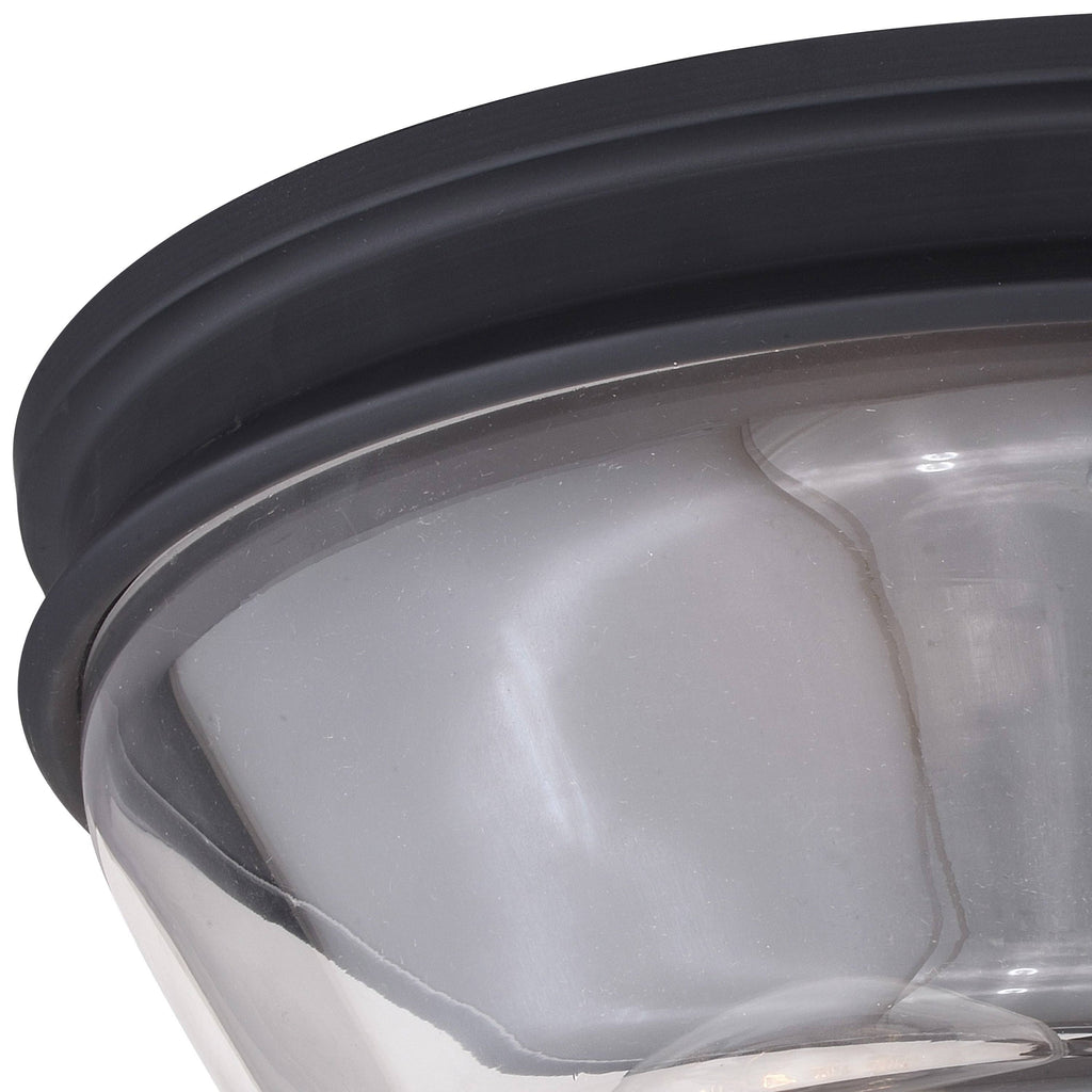 Matte Black Flush Mount Light R4924