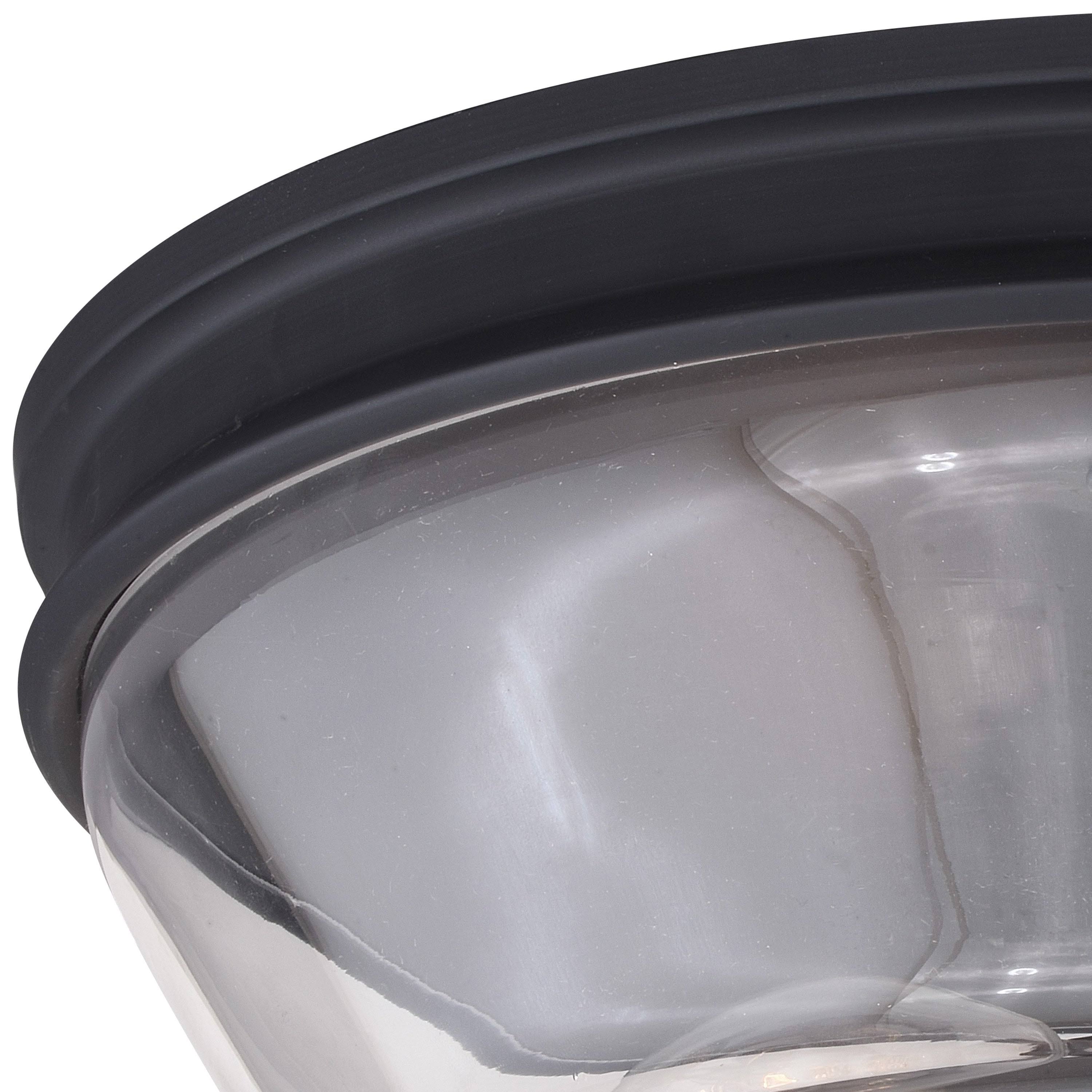 Matte Black Flush Mount Light R4924