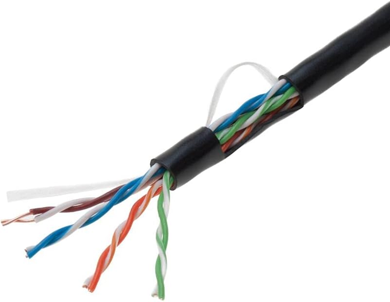 Cat5e Bulk Network Cable UTP Gray 24AWG Pack of 2 J316634
