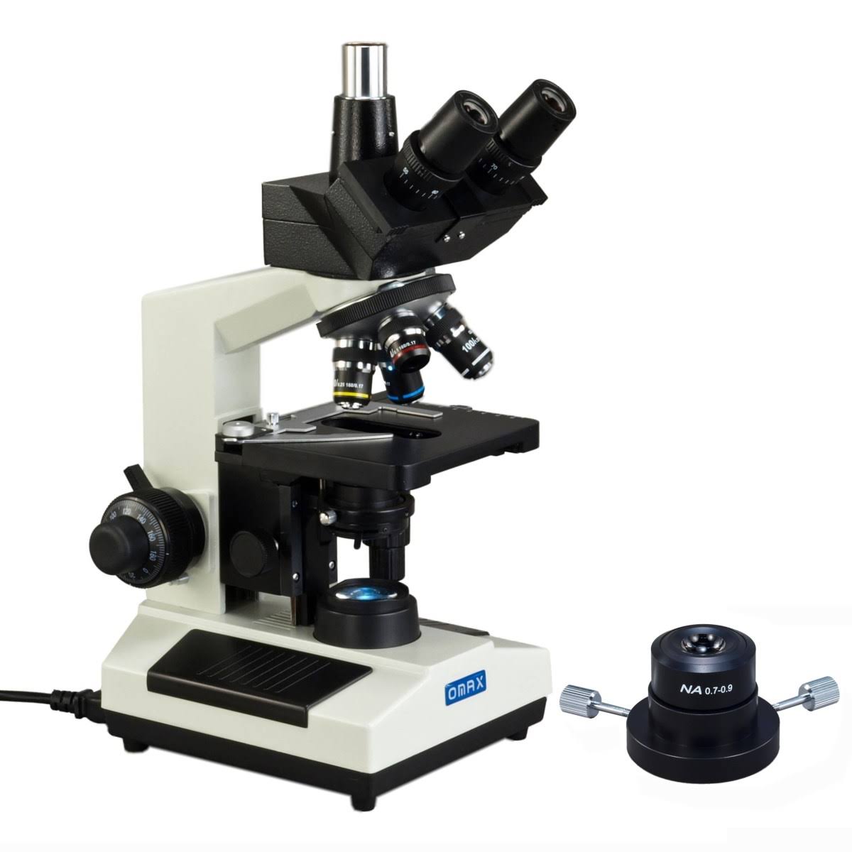 Trinocular Compound Biological Microscope with LED Light R636