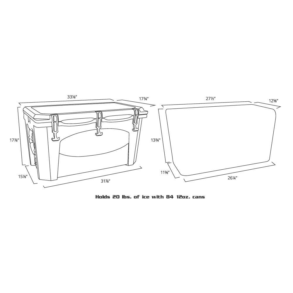 75-Quart Rotomolded Cooler R103