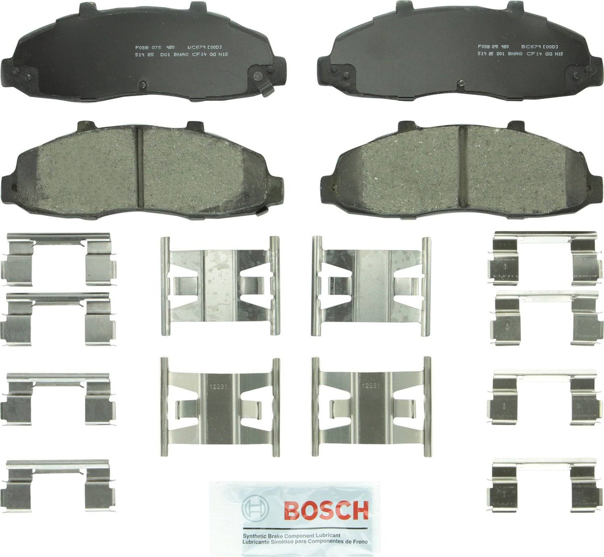 Front Disc Brake Pads J204164