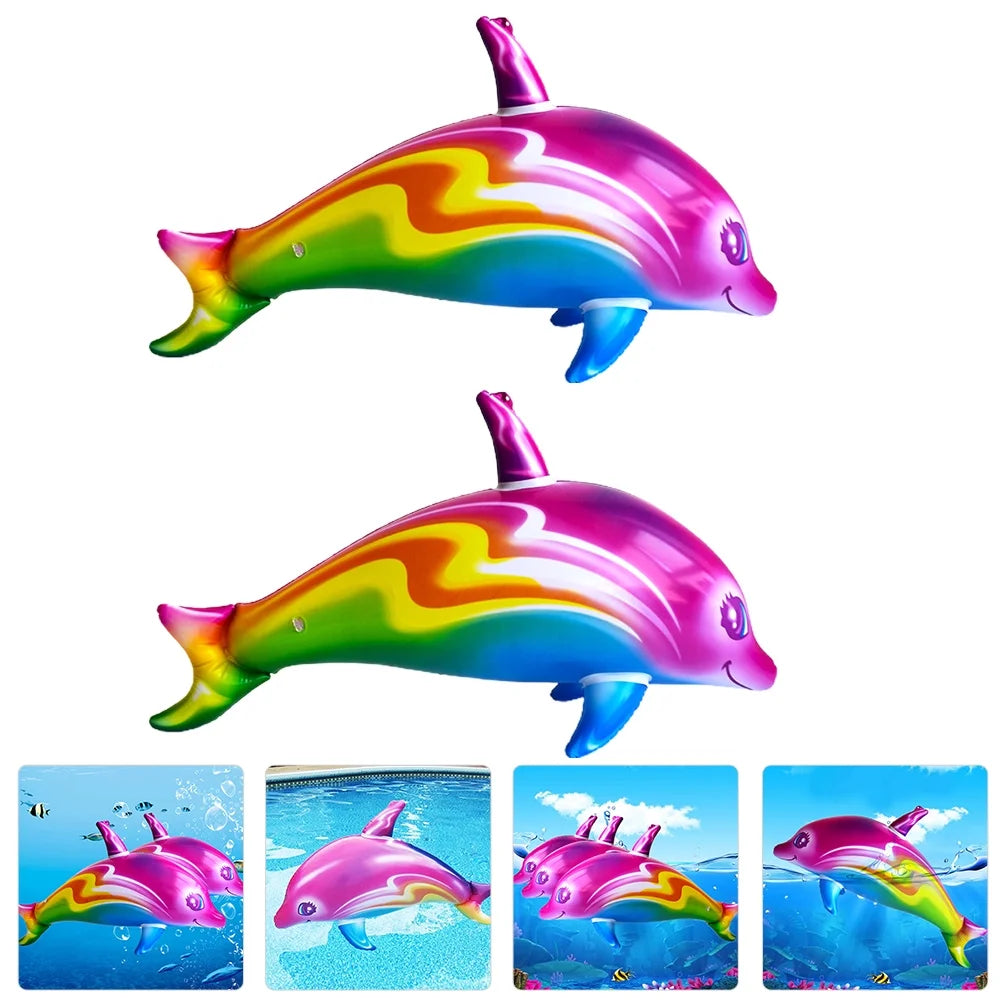 2pcs Big Inflatable Dolphin Toys P961690