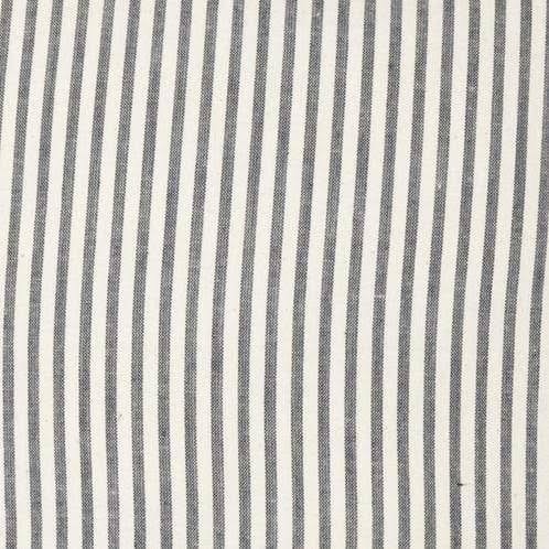 Blue Ticking Stripe King Quilt Coverlet Z242