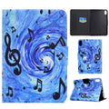 Colorful Painting Multi-Angle Viewing Folio Wallet Smart Cover for iPad 10th Generation 10.9 Inch Case Q314441