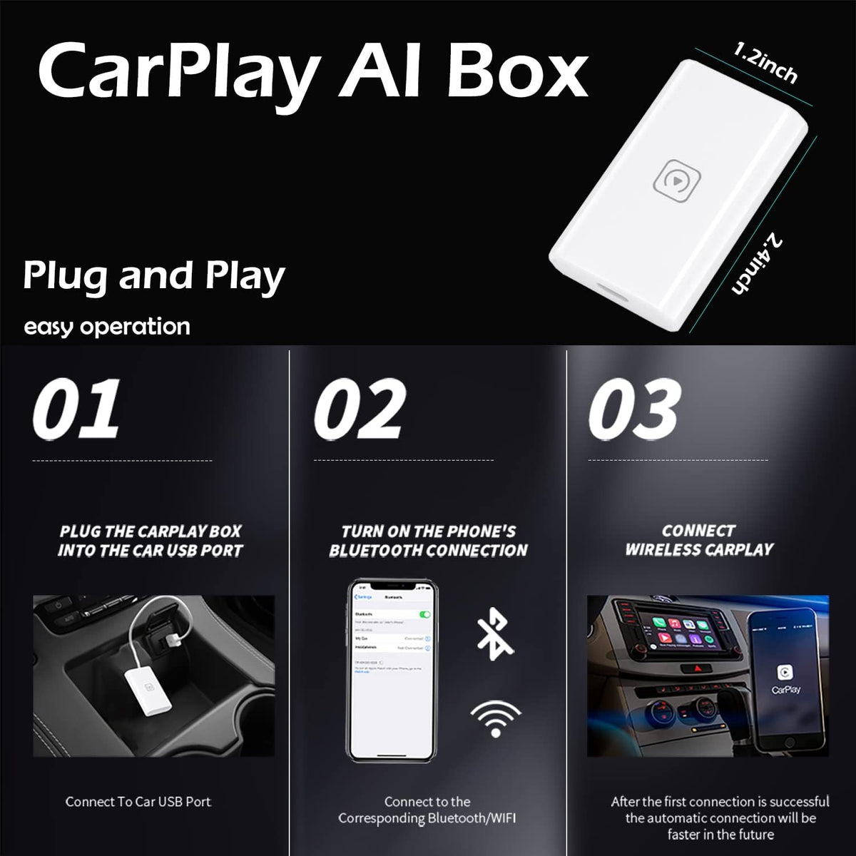 Wireless CarPlay Adapter Pack of 2 T591306