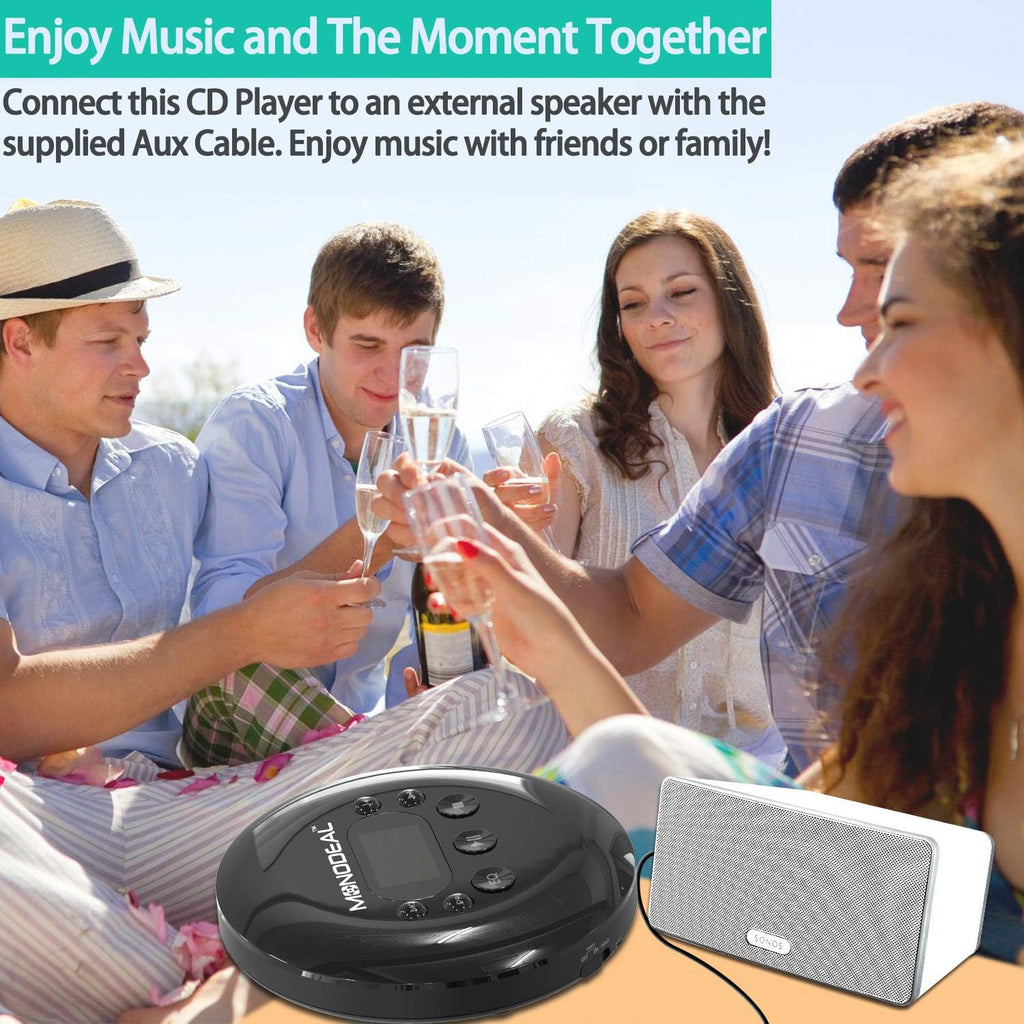 Portable CD Player with Headphones F335