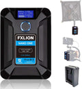 V Mount Battery 3400mAh with D-TAP, USB-C, USB-A, Micro USB Plugs B538024