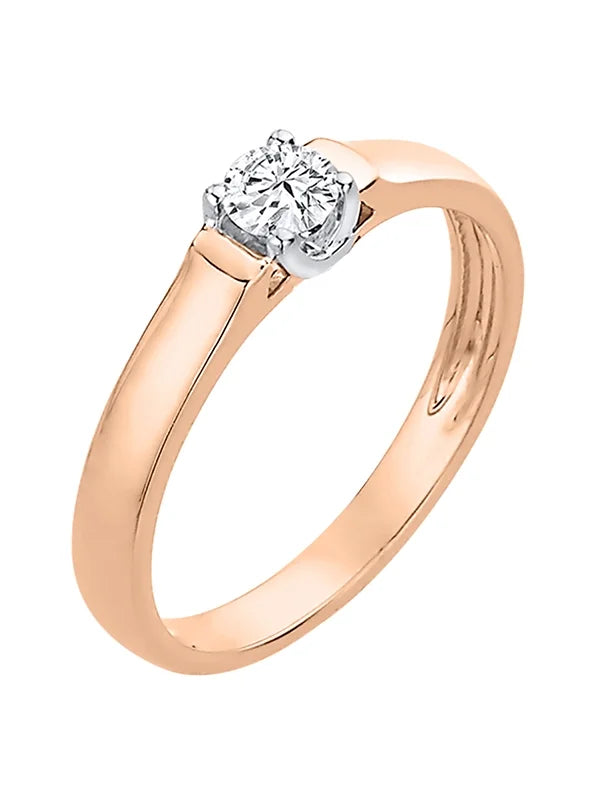 10K Gold Diamond Engagement Ring V732890