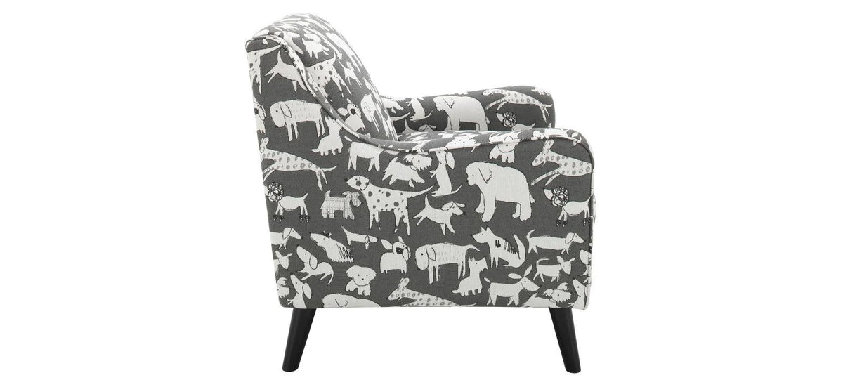 Gray Accent Chair T799