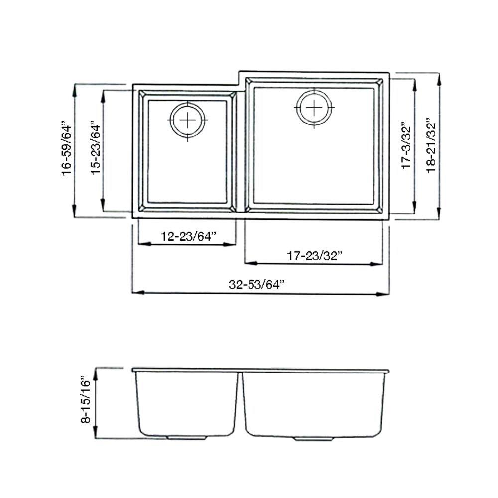 Cafe Latte Undermount Kitchen Sink Z623