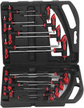 16 pcs T-Handle Hex Wrench Set, Ball End, 75mm-200mm, T10-T50 H255222
