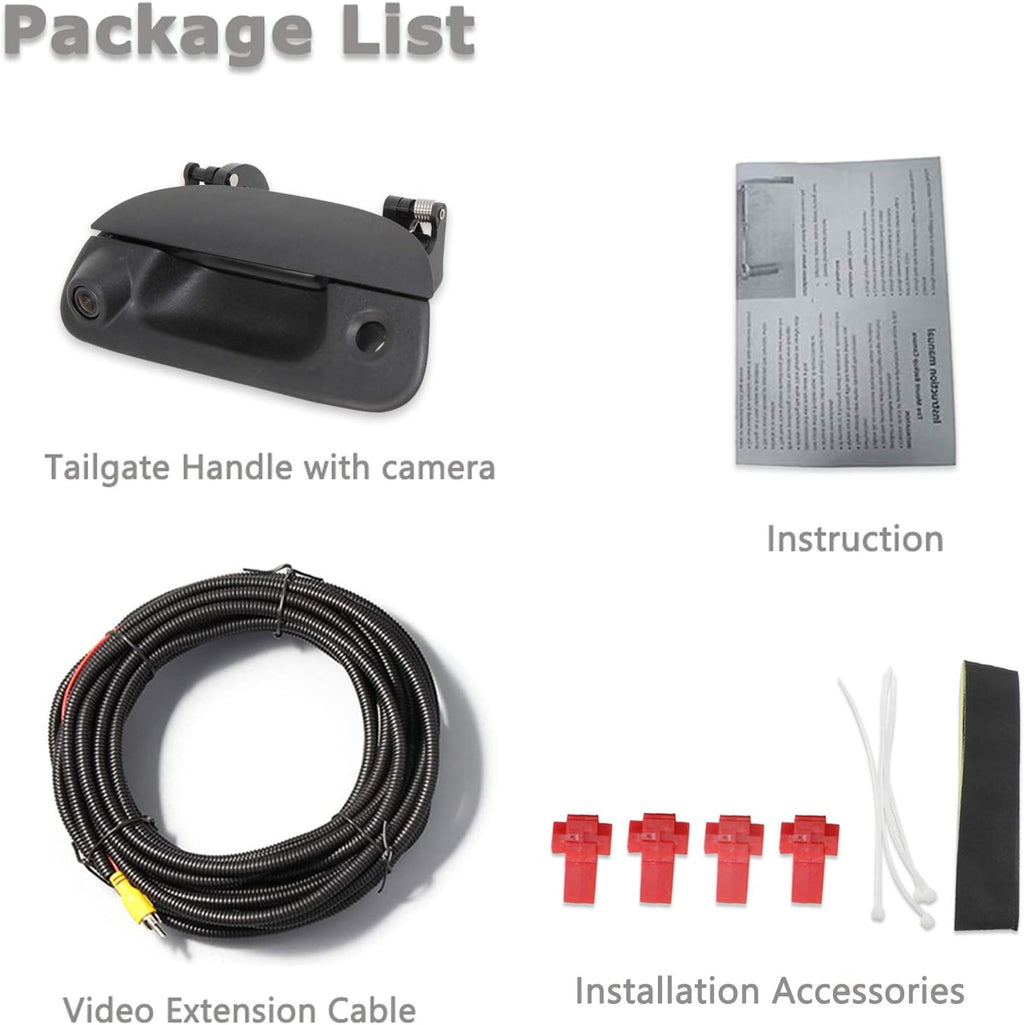 Tailgate Handle Backup Rear View Camera R79824