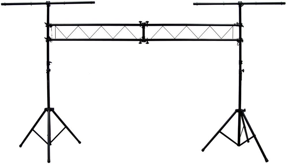 Mobile DJ Light Stand 10 Foot Portable Truss Lighting System with T-Bar G280