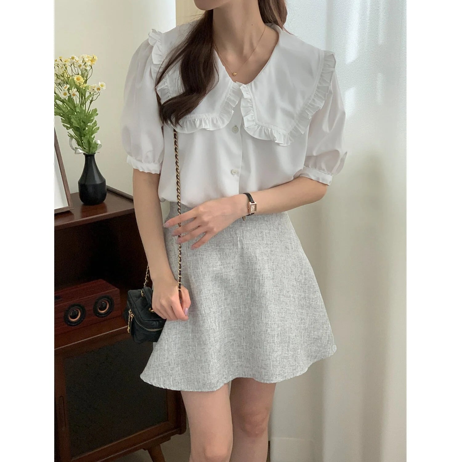 Flared Mini Skirt R134223