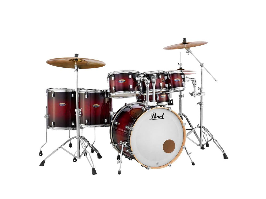 Deep Red Burst Maple Floor Tom D88577