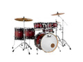 Deep Red Burst Maple Floor Tom D88577