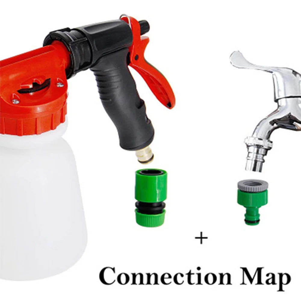 Adjustable Dial Foam Sprayer with 1 Liter Bottle X457659