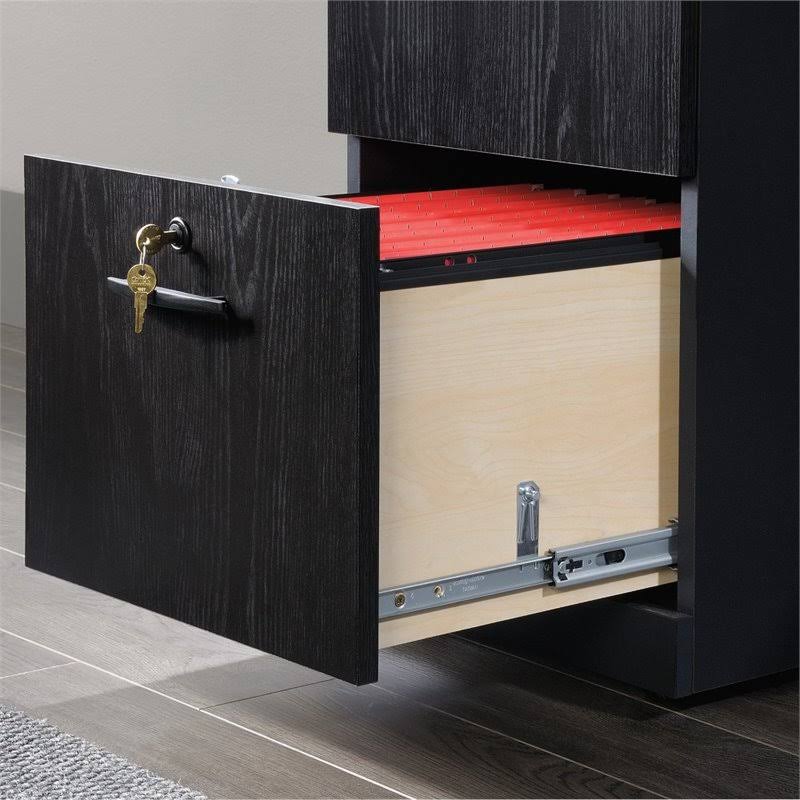2-Drawer Pedestal in Bourbon Oak J565878