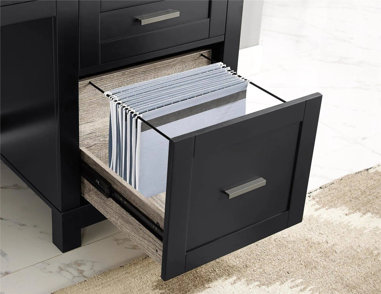 Lift-Top Desk Black E6619