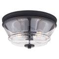 Matte Black Flush Mount Light R4924