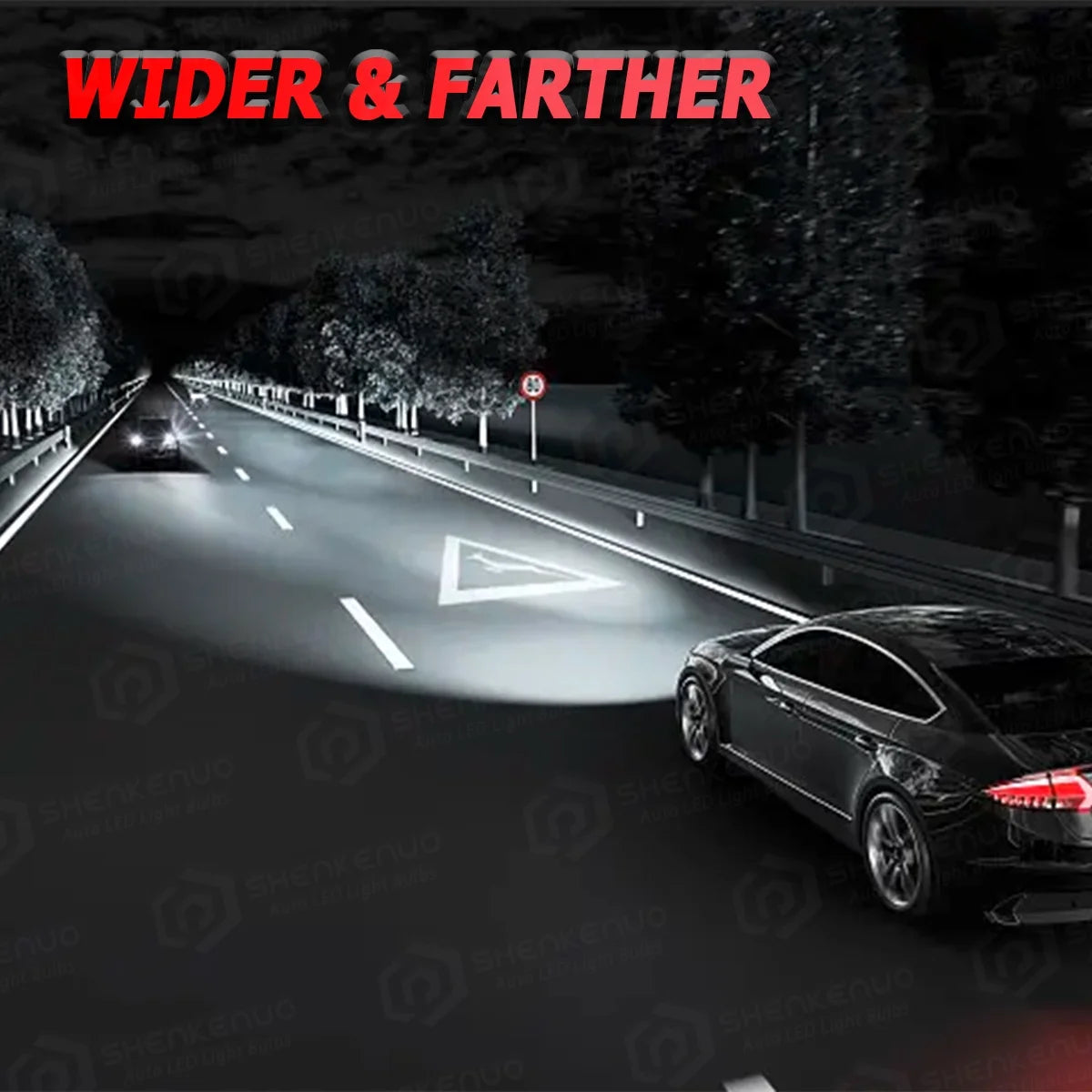 H3 LED Bulbs Fog Light Lamps 2X U583