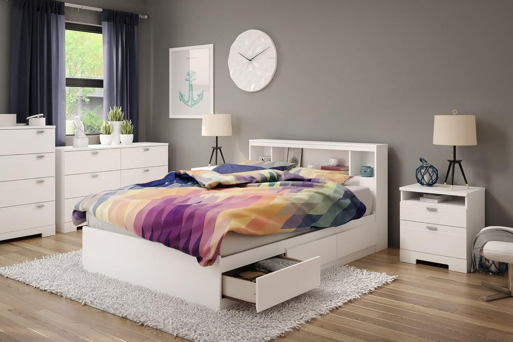 Full Mates Bed With Bookcase Headboard M22462