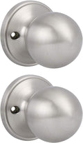 5 Pack Brushed Nickel Passage Door Handles P5080
