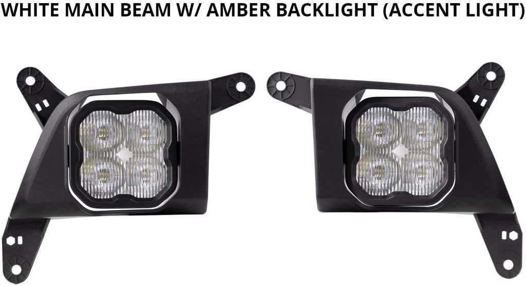 SS3 LED Fog Light Kit for Chevrolet Silverado 1500 2019-2021, White SAE/DOT Fog Sport N722055