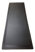 Black No-Slip Anti-Fatigue Mat - 2 ft. x 20 ft. x 0.62 in. Y357019