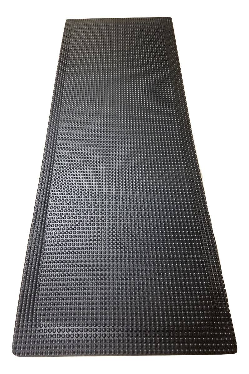 Black No-Slip Anti-Fatigue Mat - 2 ft. x 20 ft. x 0.62 in. Y357019