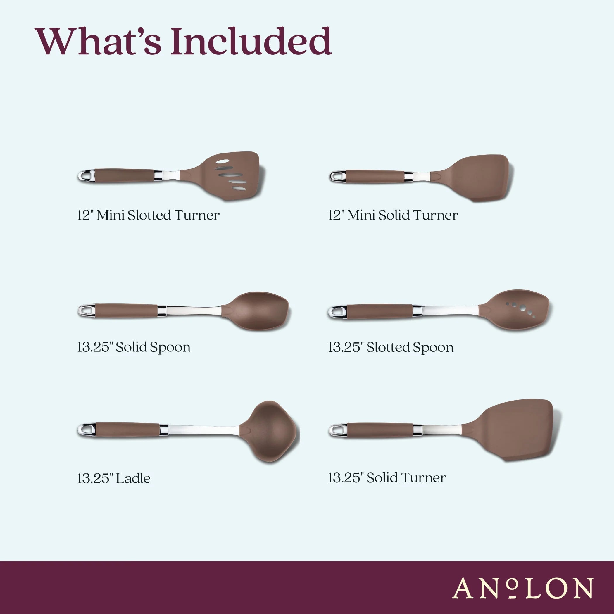 6 Piece Nonstick Kitchen Utensil Set P84138