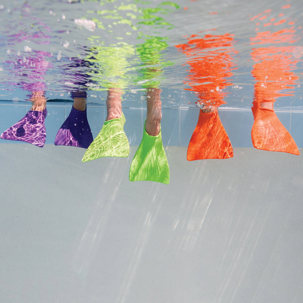 Orange Swim Fins for Kids U9737
