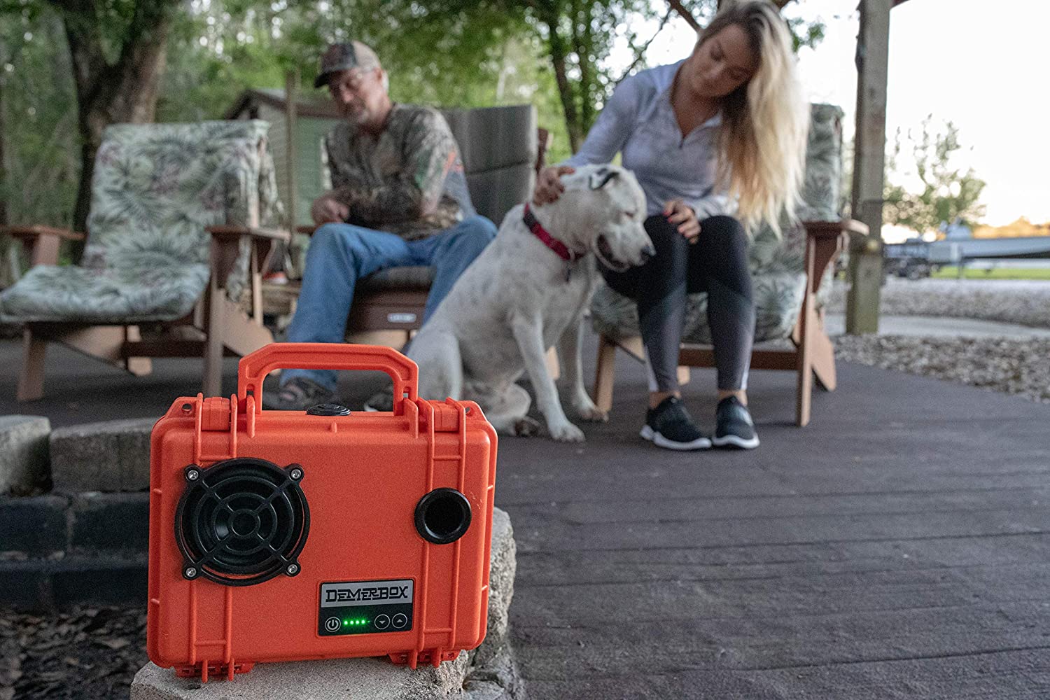 Blue Waterproof Rugged Outdoor Speaker with USB Charging W7600