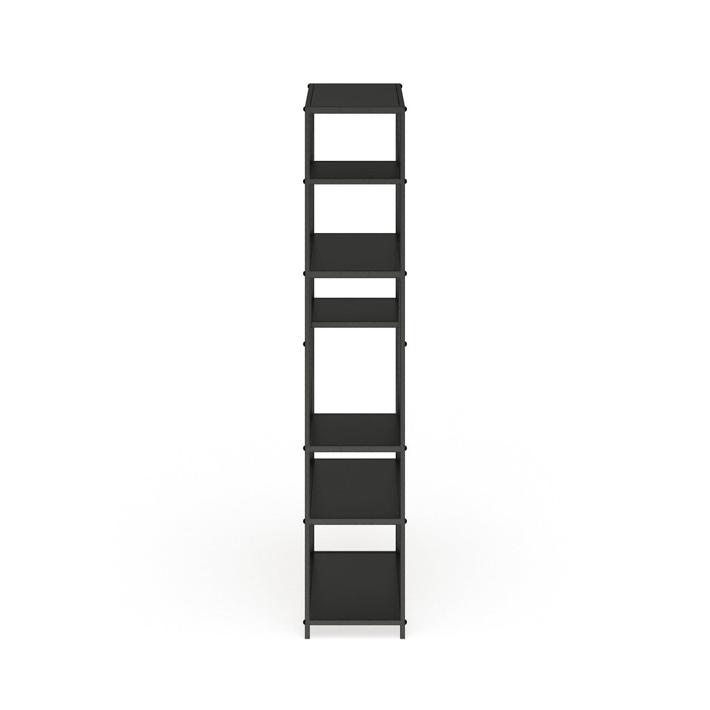Dark Grey Industrial Metal Tiered Bookshelf K57535